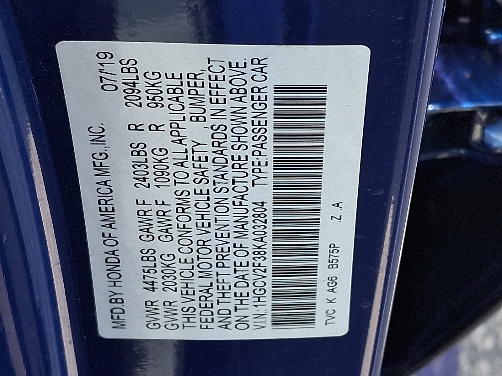 Used 2019 Honda Accord Sport image 26