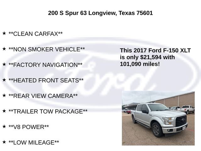 Certified 2017 Ford F150 XLT w/ Equipment Group 302A Luxury RWD image 5