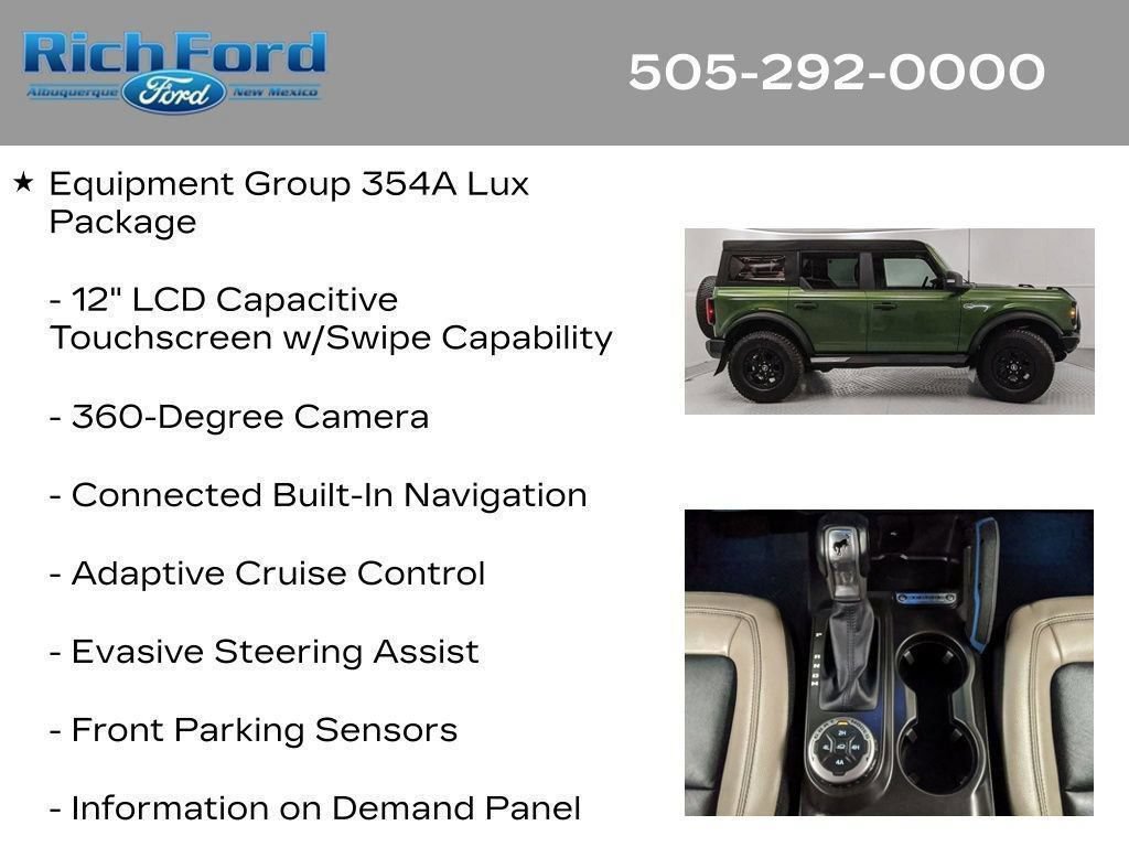 Certified 2023 Ford Bronco Wildtrak AWD/4WD image 56