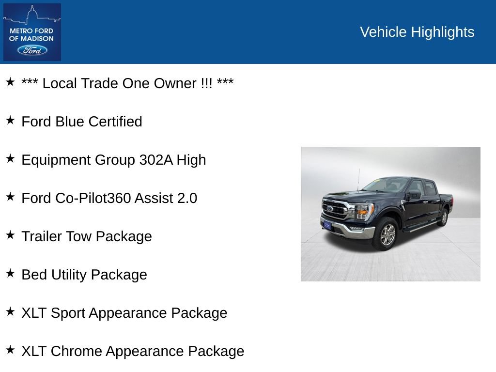 Certified 2023 Ford F150 XLT w/ Equipment Group 302A High AWD/4WD image 2