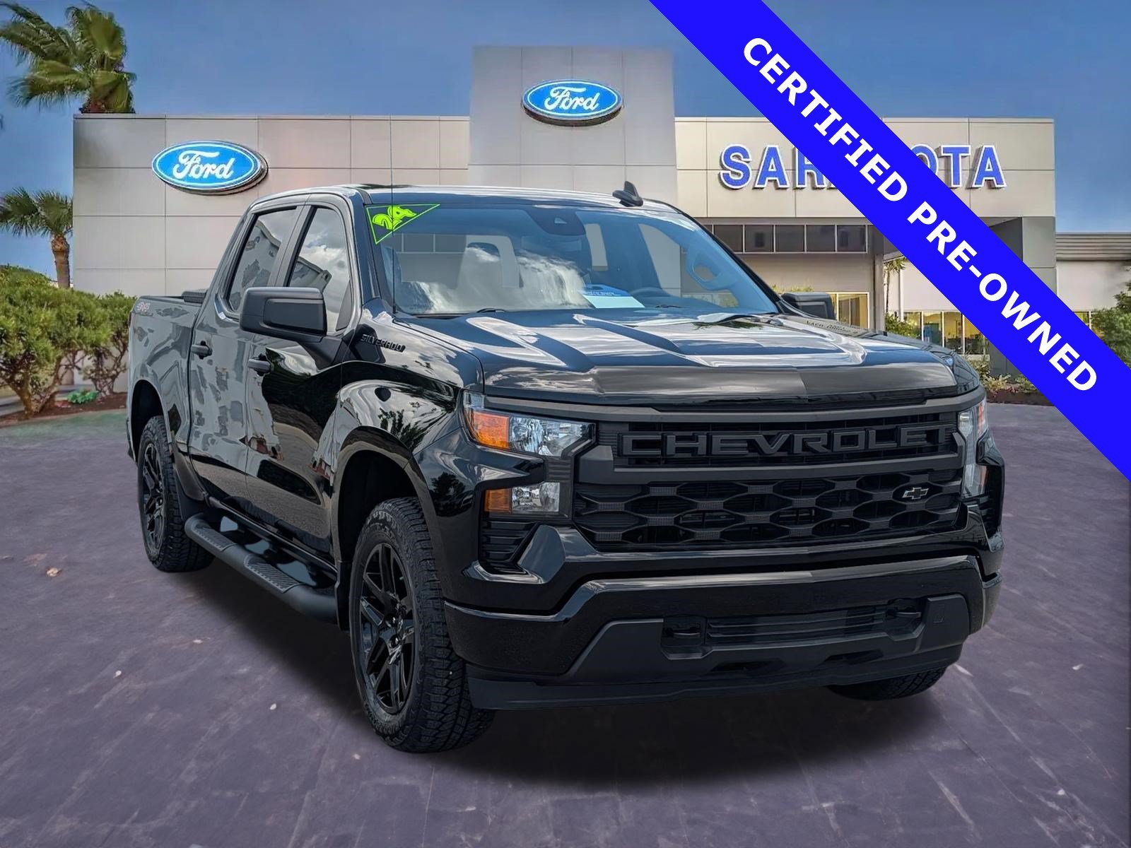 Used 2024 Chevrolet Silverado 1500 Custom w/ Turbomax Blackout Package