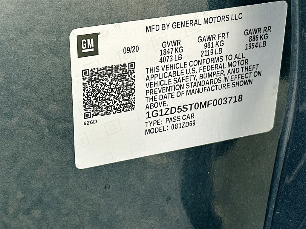 Used 2021 Chevrolet Malibu LT image 27