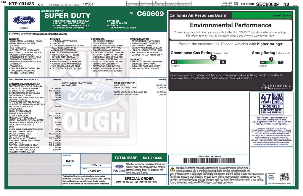 Certified 2025 Ford F350 Lariat w/ Lariat Ultimate Package AWD/4WD image 5