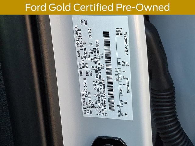 Certified 2022 Ford F150 XLT w/ Equipment Group 302A High image 33