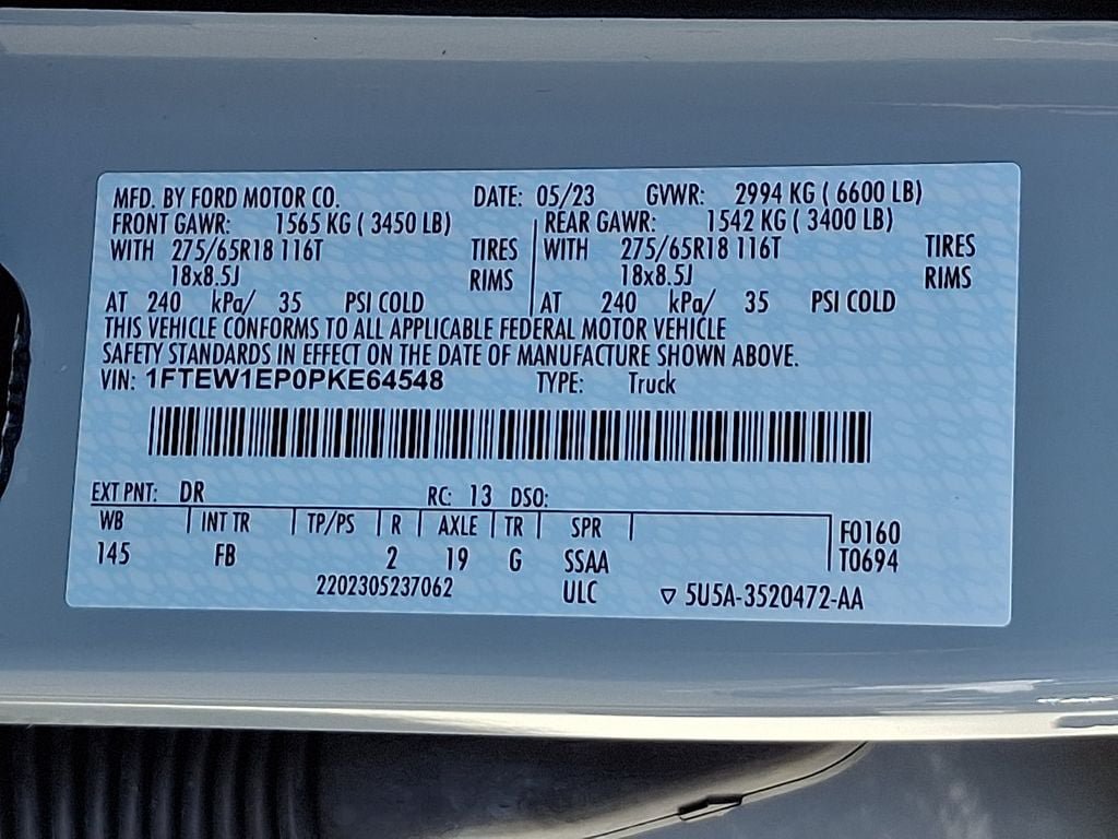 Certified 2023 Ford F150 XLT w/ Equipment Group 302A High AWD/4WD image 29