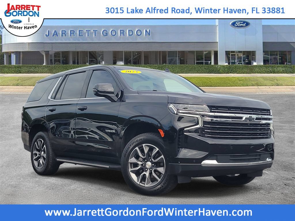 Used 2023 Chevrolet Tahoe LT w/ Luxury Package RWD image 1