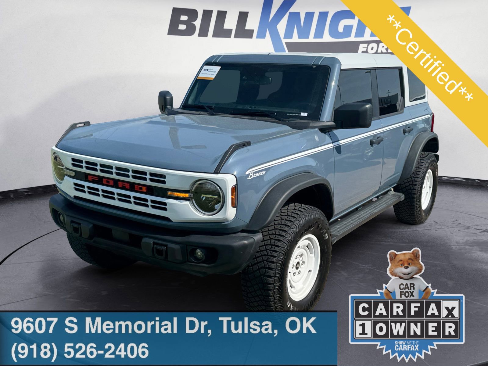 Certified 2023 Ford Bronco Heritage Edition