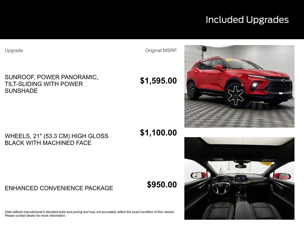 Used 2024 Chevrolet Blazer RS w/ Enhanced Convenience Package image 3