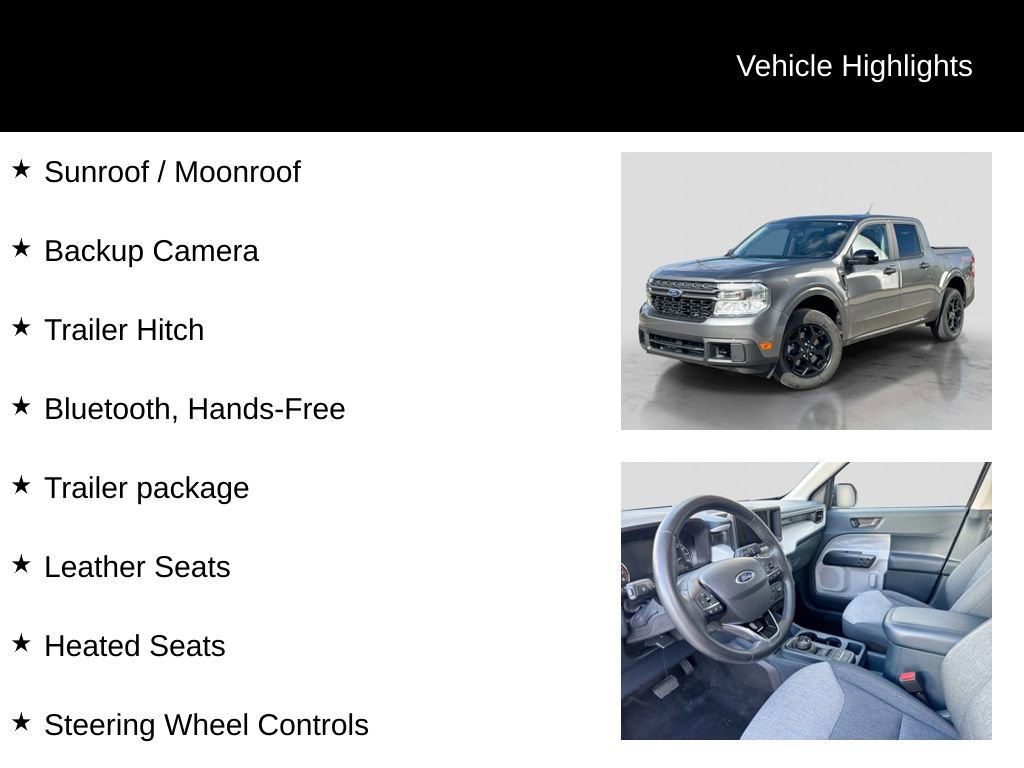 Certified 2024 Ford Maverick XLT w/ XLT Luxury Package AWD/4WD image 26