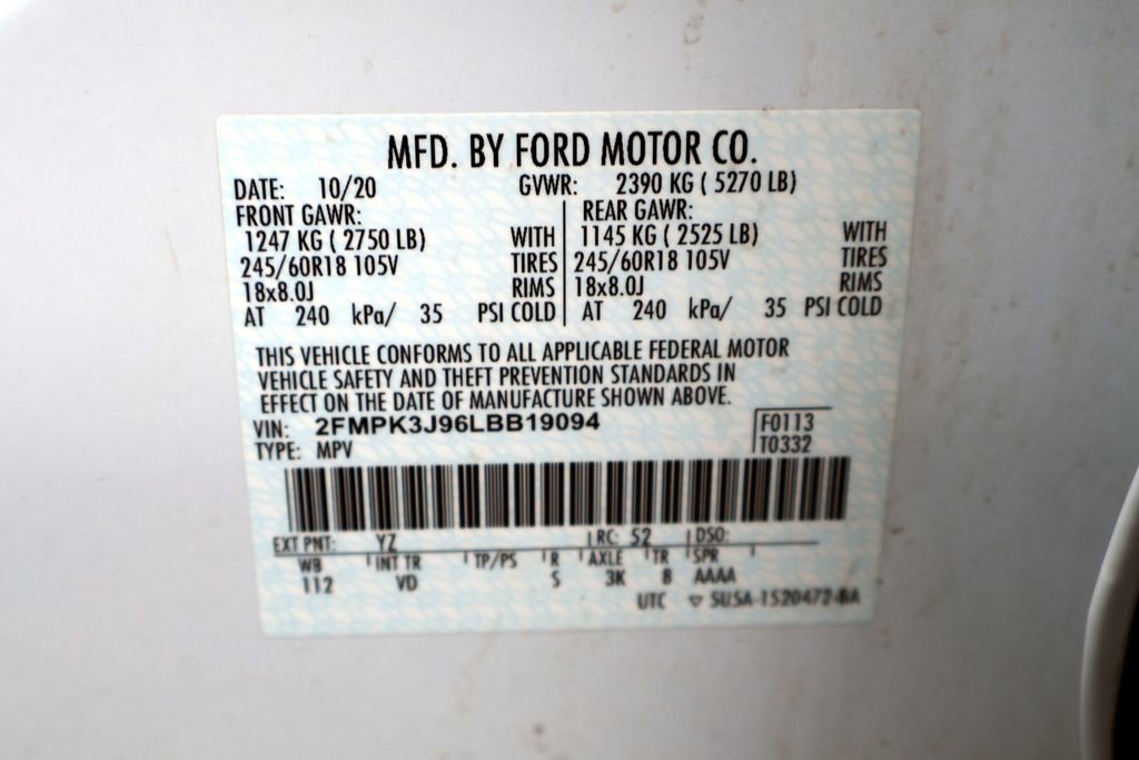 Certified 2020 Ford Edge SEL w/ Convenience Package image 38