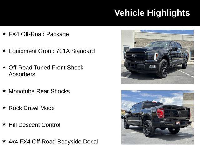 Certified 2025 Ford F150 Platinum w/ FX4 Off-Road Package AWD/4WD image 7