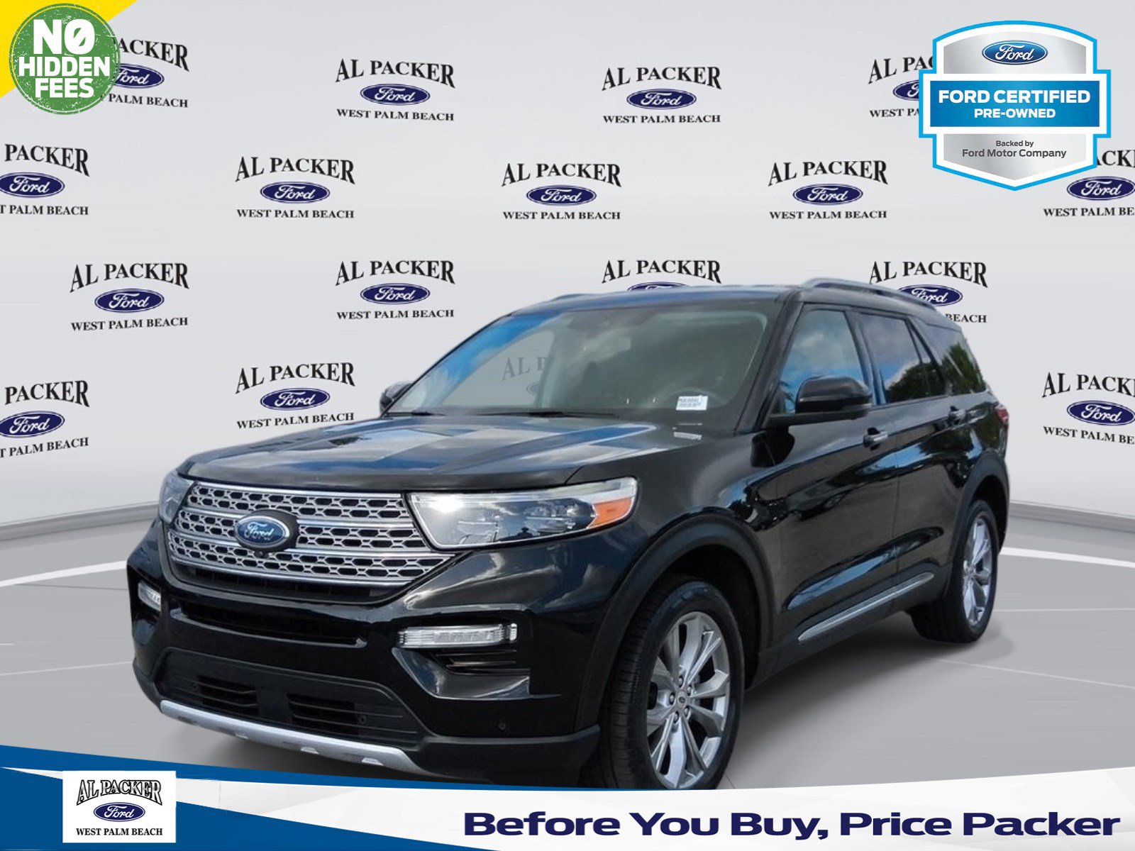 Certified 2021 Ford Explorer Limited AWD/4WD image 1
