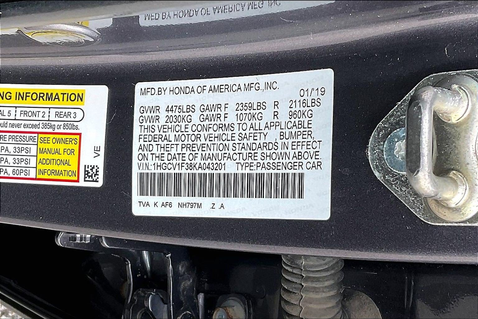 Used 2019 Honda Accord Sport image 35