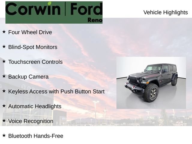 Used 2020 Jeep Wrangler Unlimited Rubicon w/ LED Lighting Group AWD/4WD image 8