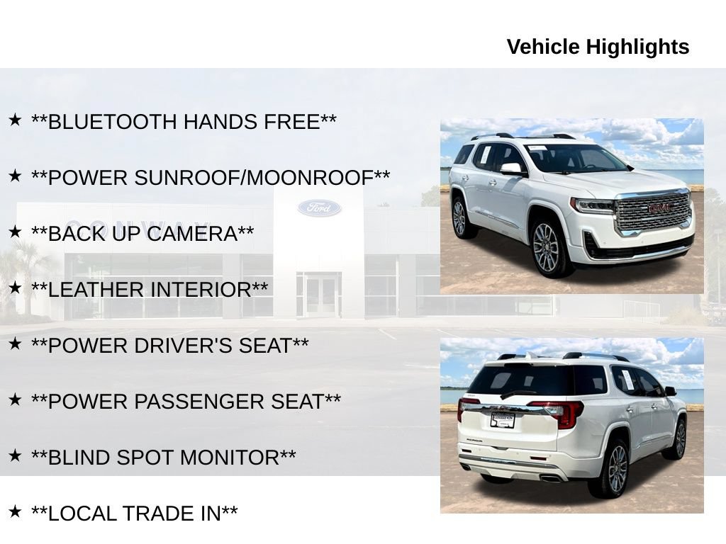 Used 2021 GMC Acadia Denali w/ Denali Technology Package FWD image 6