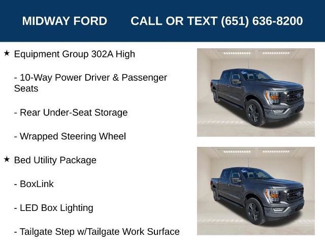 Certified 2023 Ford F150 XLT w/ Equipment Group 302A High image 12