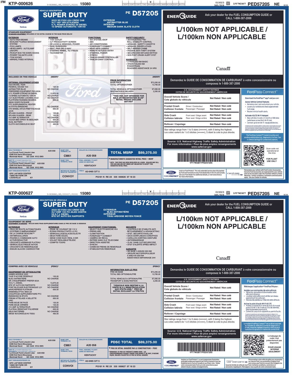 Certified 2023 Ford F250 XLT AWD/4WD image 4