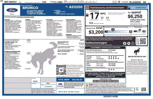 Certified 2024 Ford Bronco Badlands w/ Sasquatch Package AWD/4WD image 6