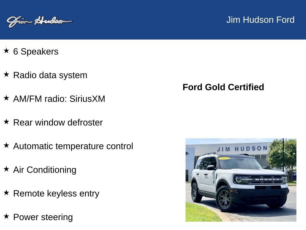 Certified 2023 Ford Bronco Sport Big Bend w/ Convenience Package AWD/4WD image 13