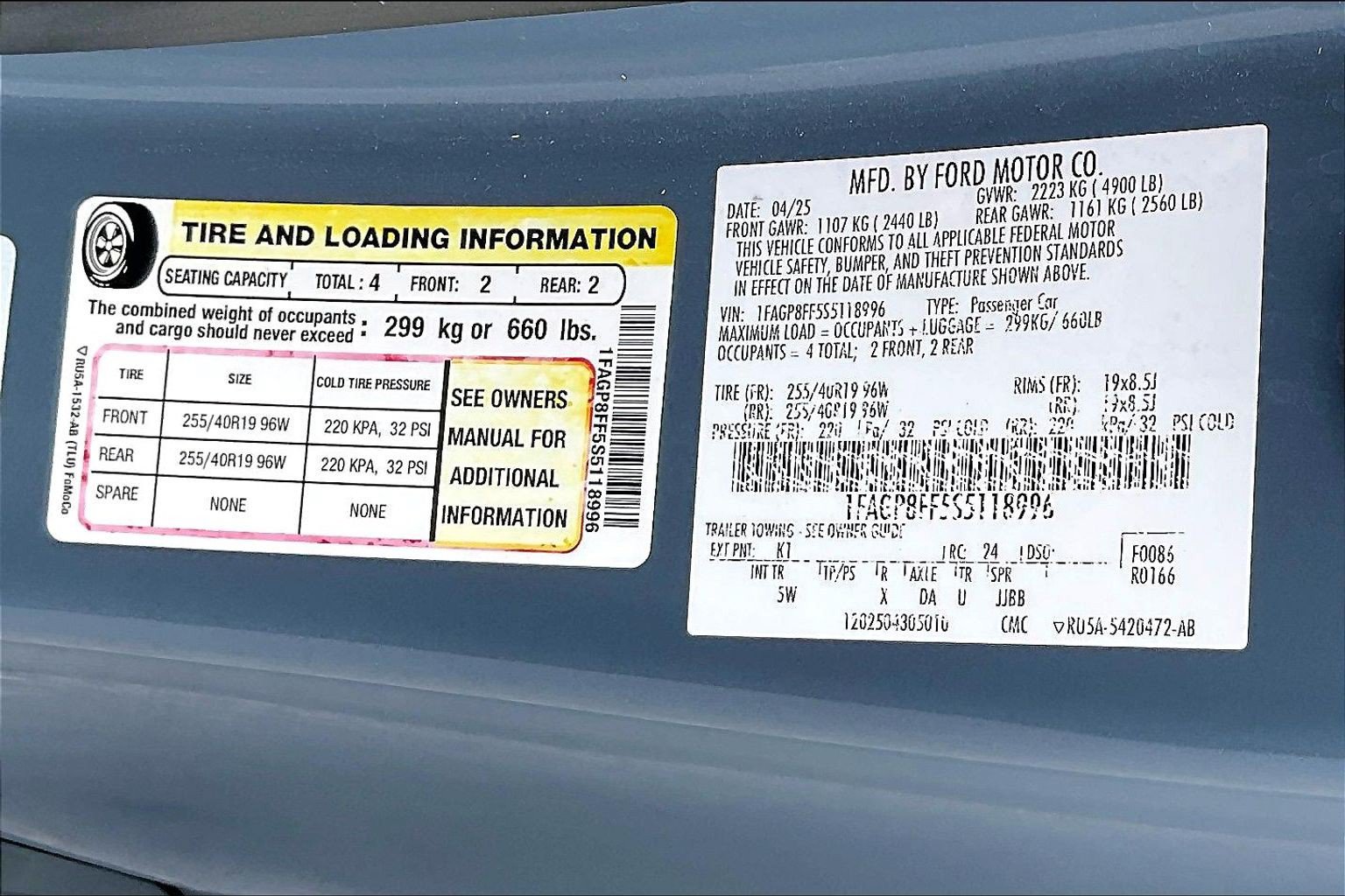Certified 2025 Ford Mustang GT Premium RWD image 35