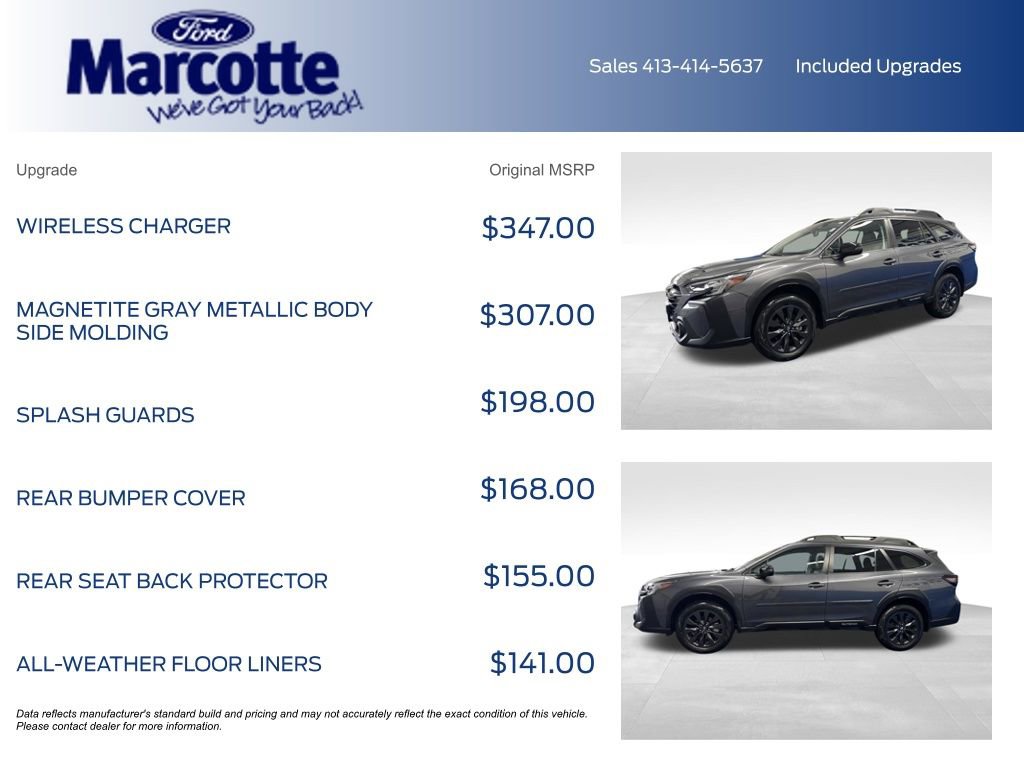 Used 2024 Subaru Outback Onyx Edition AWD/4WD image 4