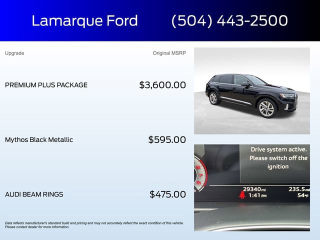 Used 2023 Audi Q7 3.0T Premium Plus w/ Premium Plus Package image 2