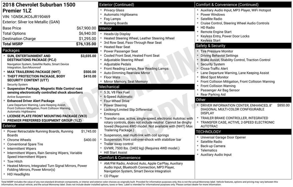 Used 2018 Chevrolet Suburban Premier image 4