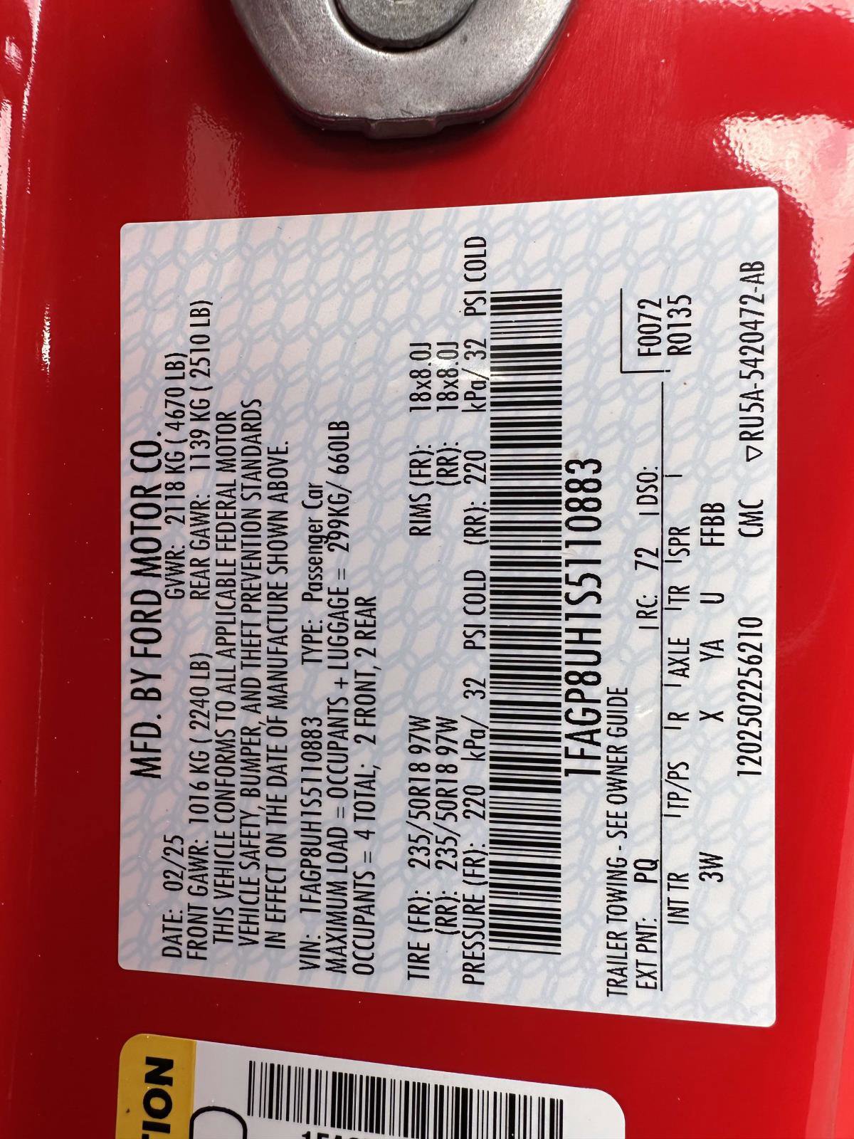 Certified 2025 Ford Mustang Premium image 31