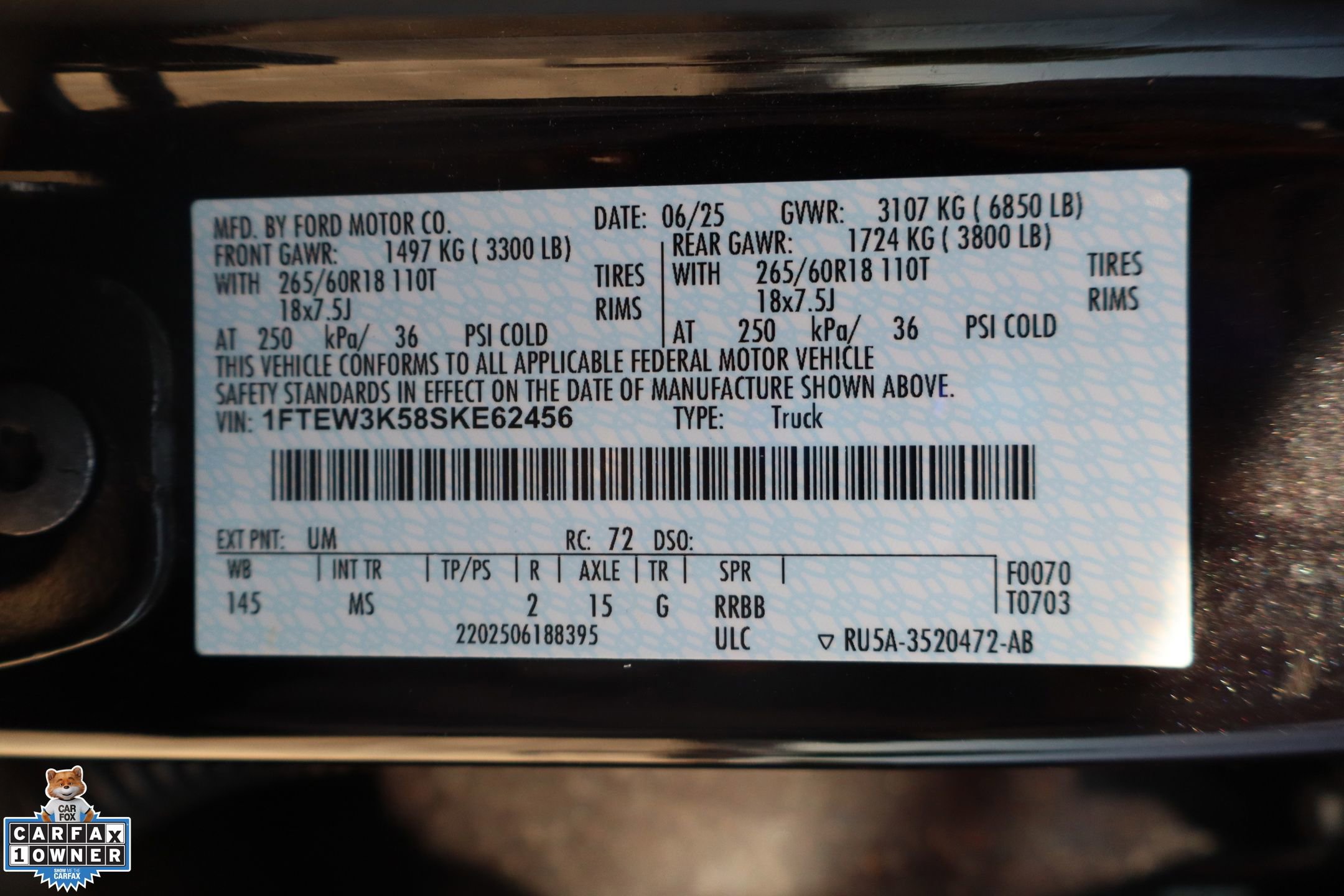 Certified 2025 Ford F150 XLT w/ Equipment Group 301A Standard RWD image 31