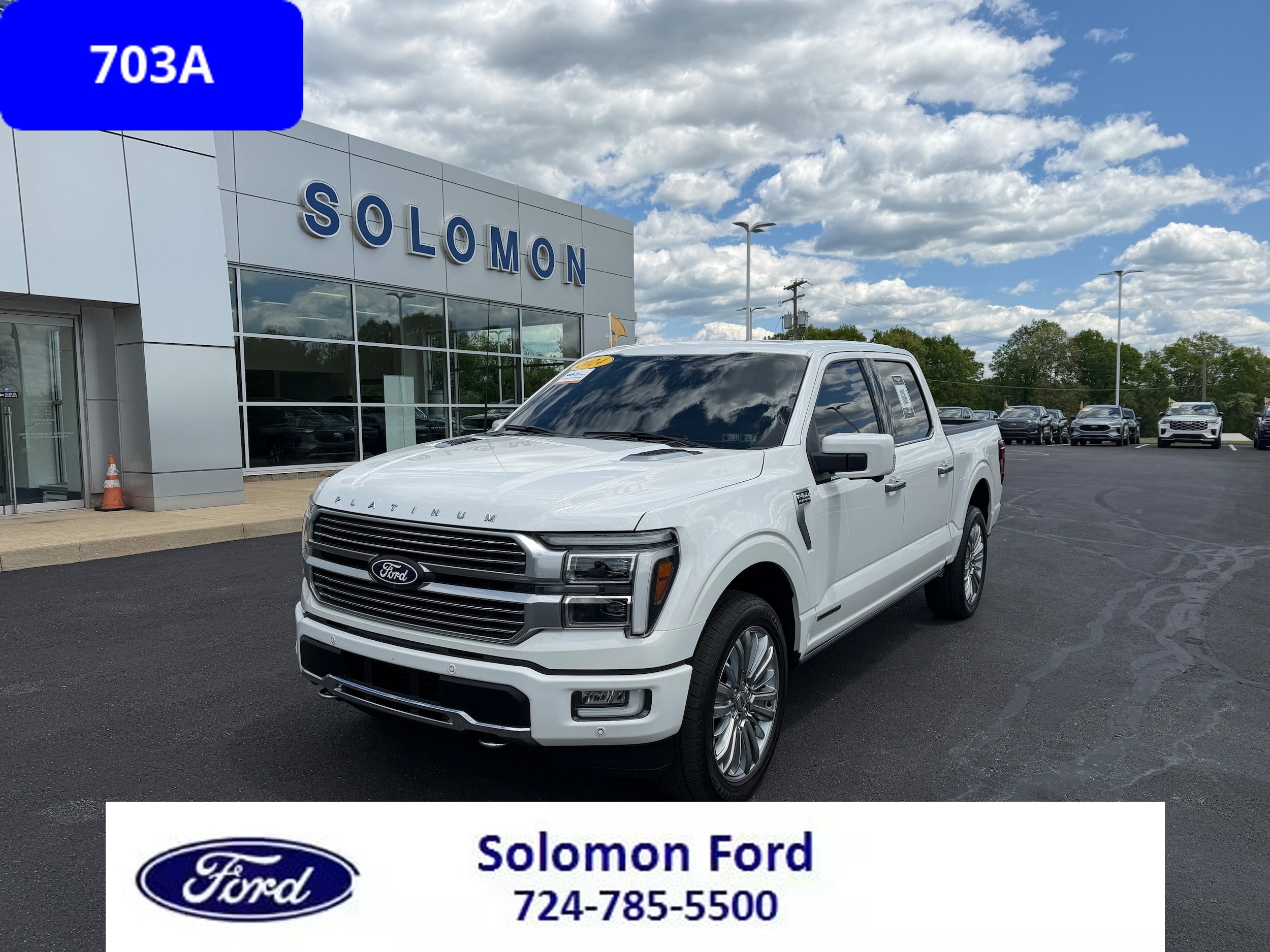 Certified 2024 Ford F150 Platinum w/ Equipment Group 703A Plus AWD/4WD image 1