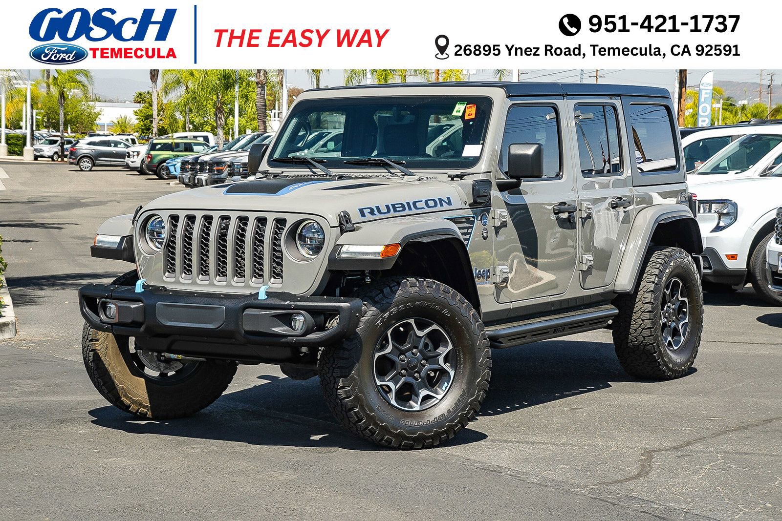 Used 2023 Jeep Wrangler Unlimited Rubicon 4xe w/ Cold Weather Group image 1