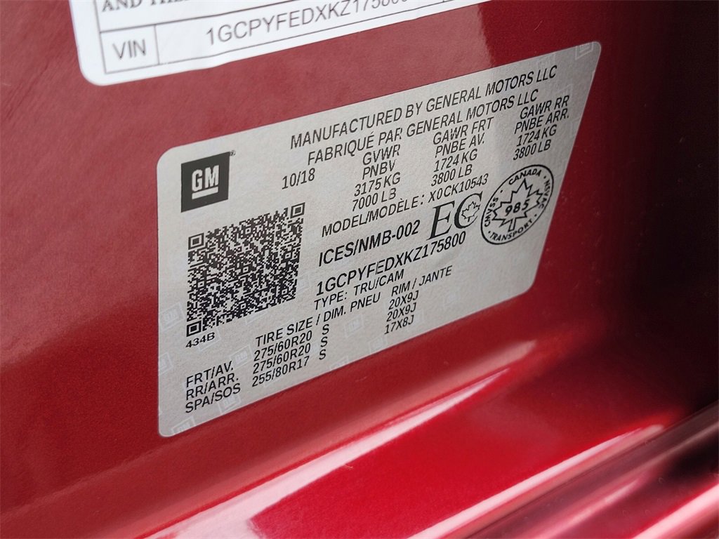 Used 2019 Chevrolet Silverado 1500 LT Trail Boss image 33