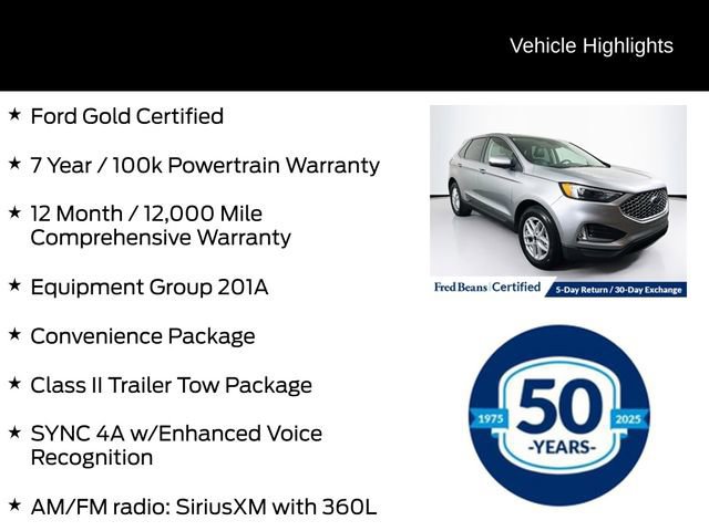 Certified 2024 Ford Edge SEL w/ Convenience Package image 10