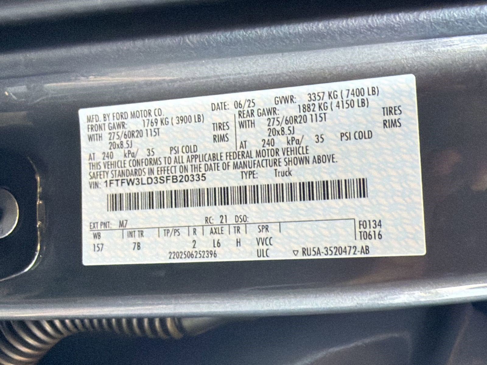 Certified 2025 Ford F150 XLT w/ Equipment Group 302A MID image 19