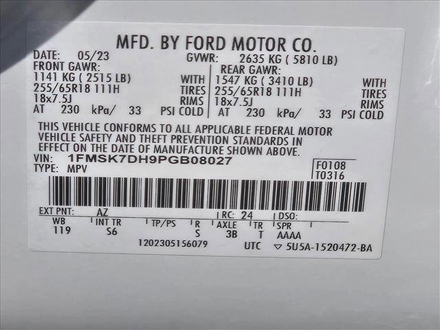 Certified 2023 Ford Explorer XLT w/ Equipment Group 202A image 24