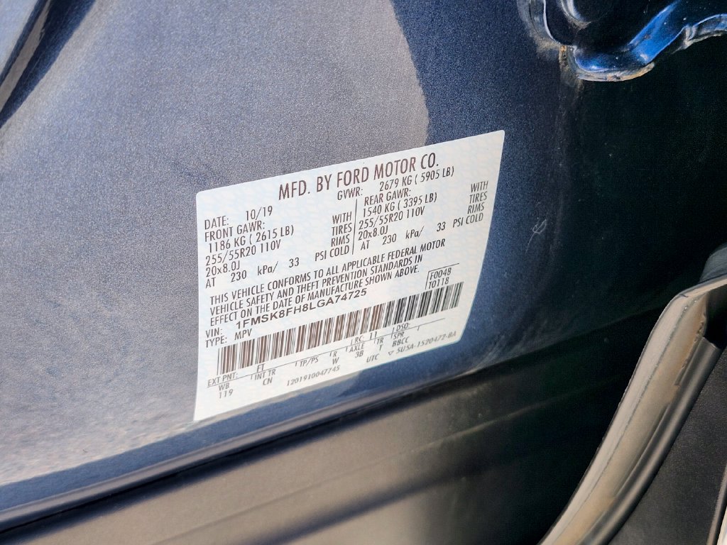 Certified 2020 Ford Explorer Limited AWD/4WD image 34