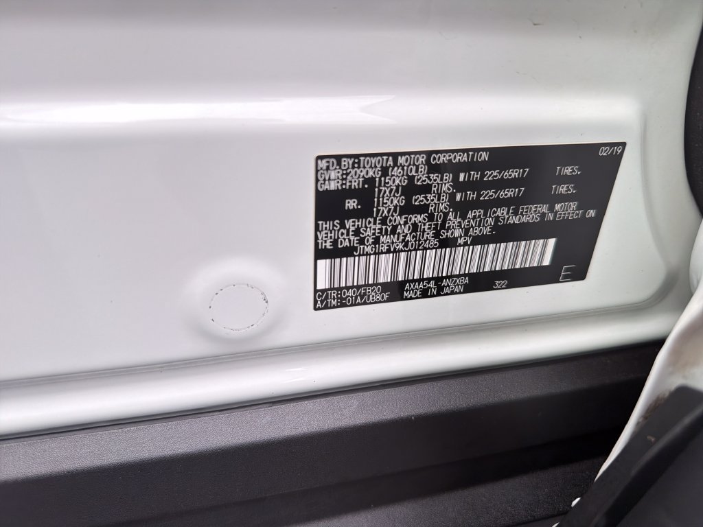 Used 2019 Toyota RAV4 LE w/ All Weather Liner Package AWD/4WD image 24