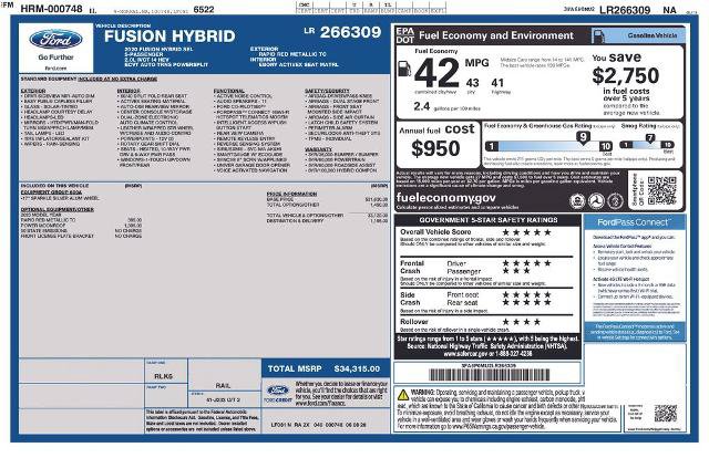 Certified 2020 Ford Fusion SEL FWD image 13