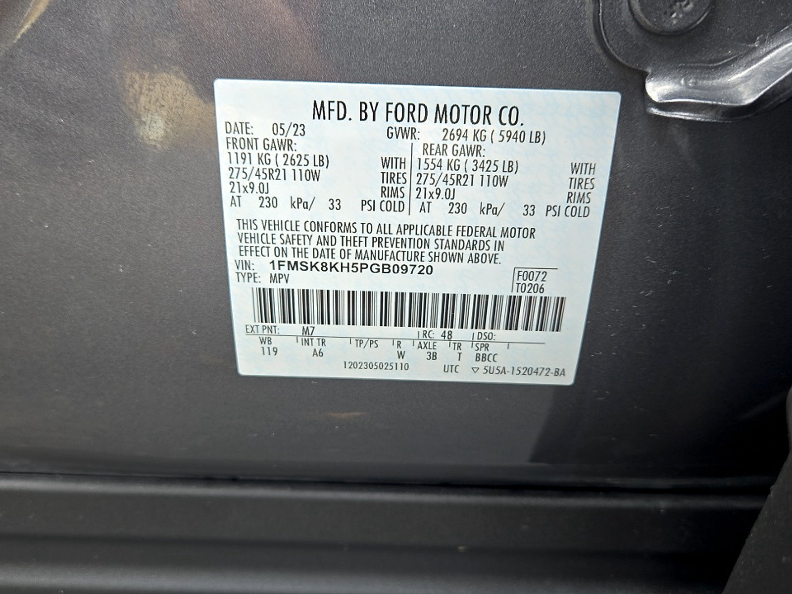Certified 2023 Ford Explorer ST-Line AWD/4WD image 26