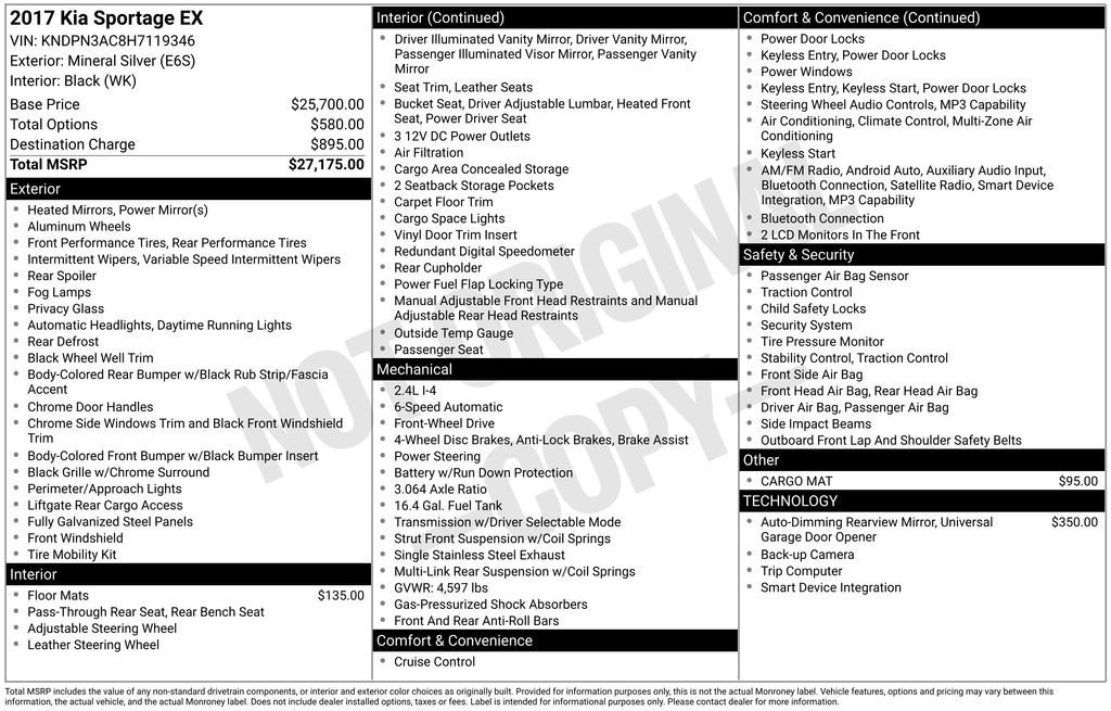 Used 2017 Kia Sportage EX FWD image 11