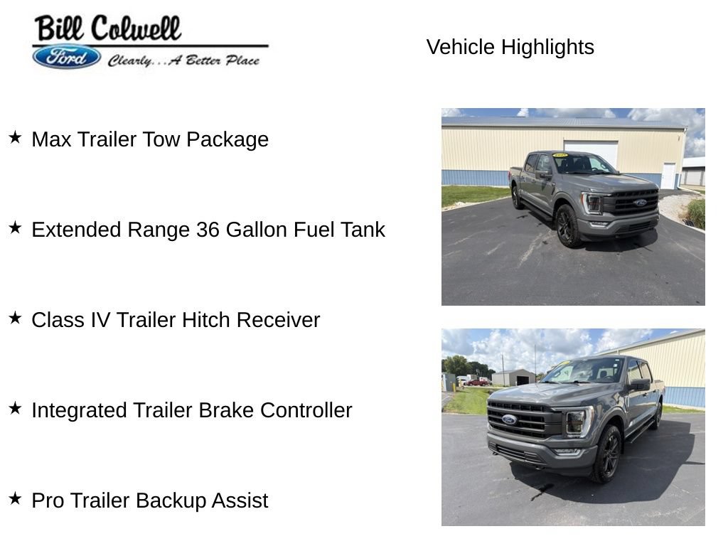 Certified 2021 Ford F150 Lariat w/ Equipment Group 502A High AWD/4WD image 21