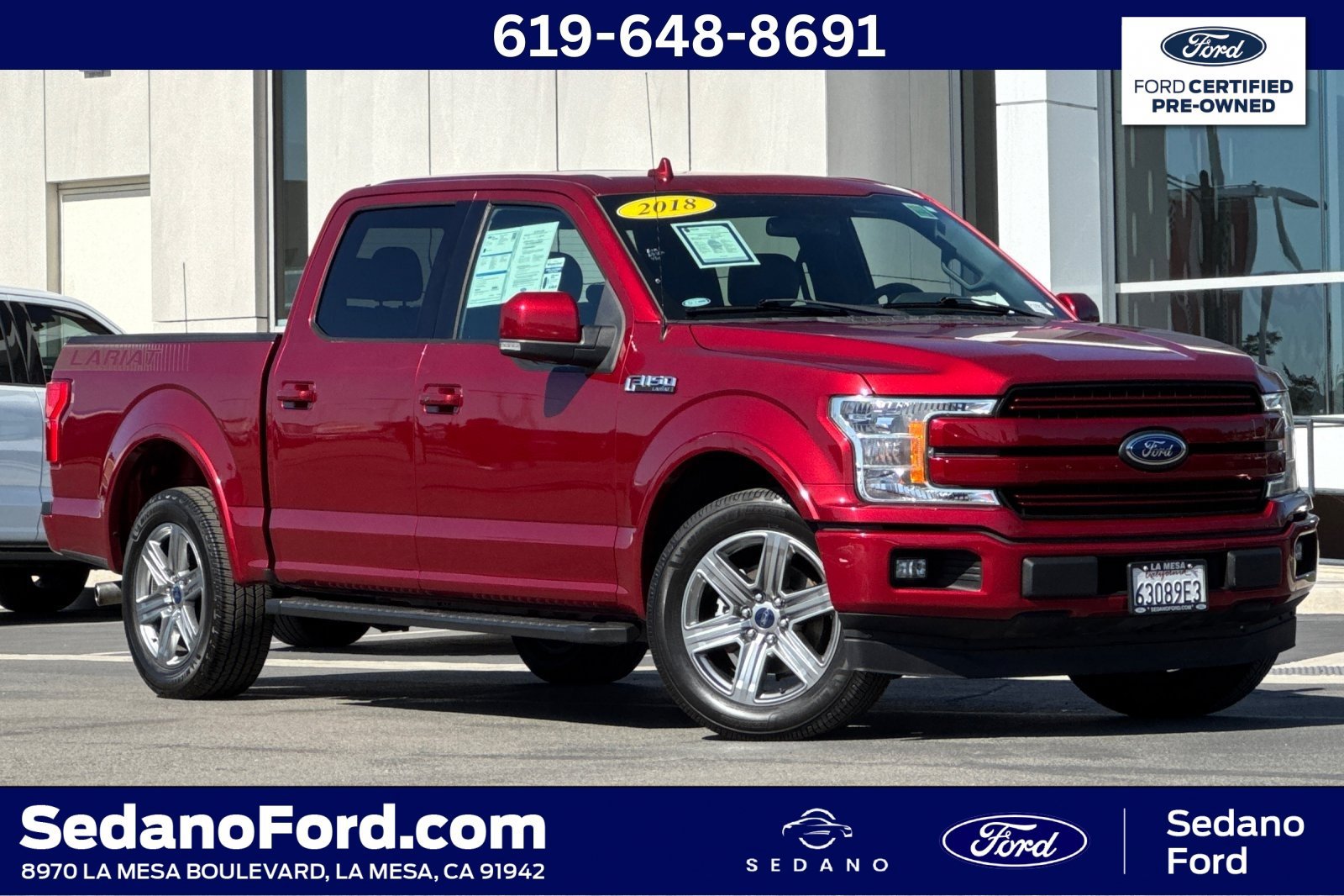 Certified 2018 Ford F150 Lariat