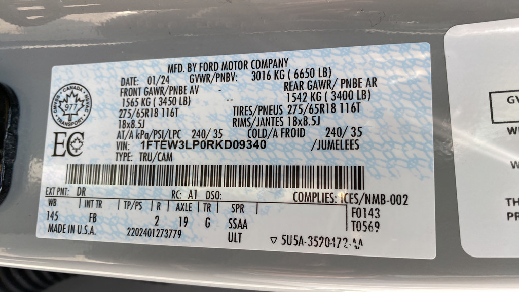 Certified 2024 Ford F150 XLT w/ Equipment Group 302A MID AWD/4WD image 29