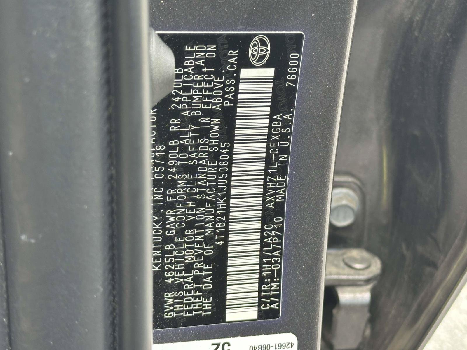 Used 2018 Toyota Camry XLE FWD image 25