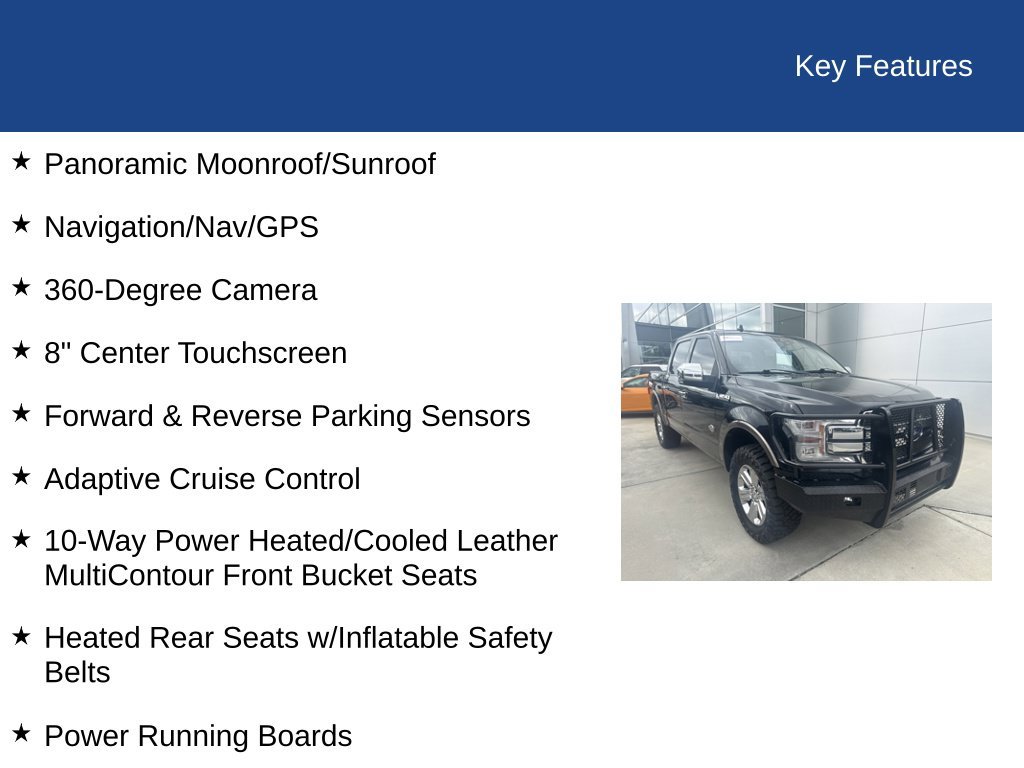 Certified 2020 Ford F150 King Ranch w/ Equipment Group 601A Luxury AWD/4WD image 38