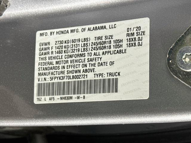 Used 2020 Honda Ridgeline RTL-E image 32