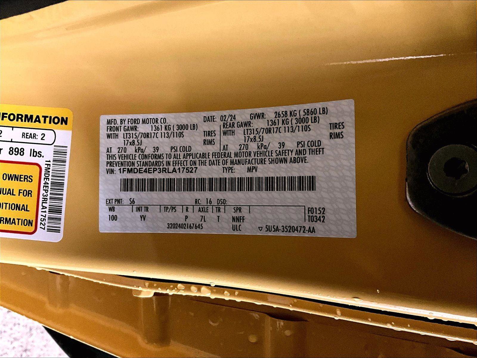 Certified 2024 Ford Bronco Heritage Edition AWD/4WD image 32