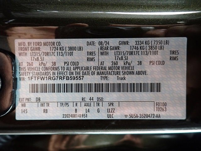 Certified 2024 Ford F150 Raptor image 22