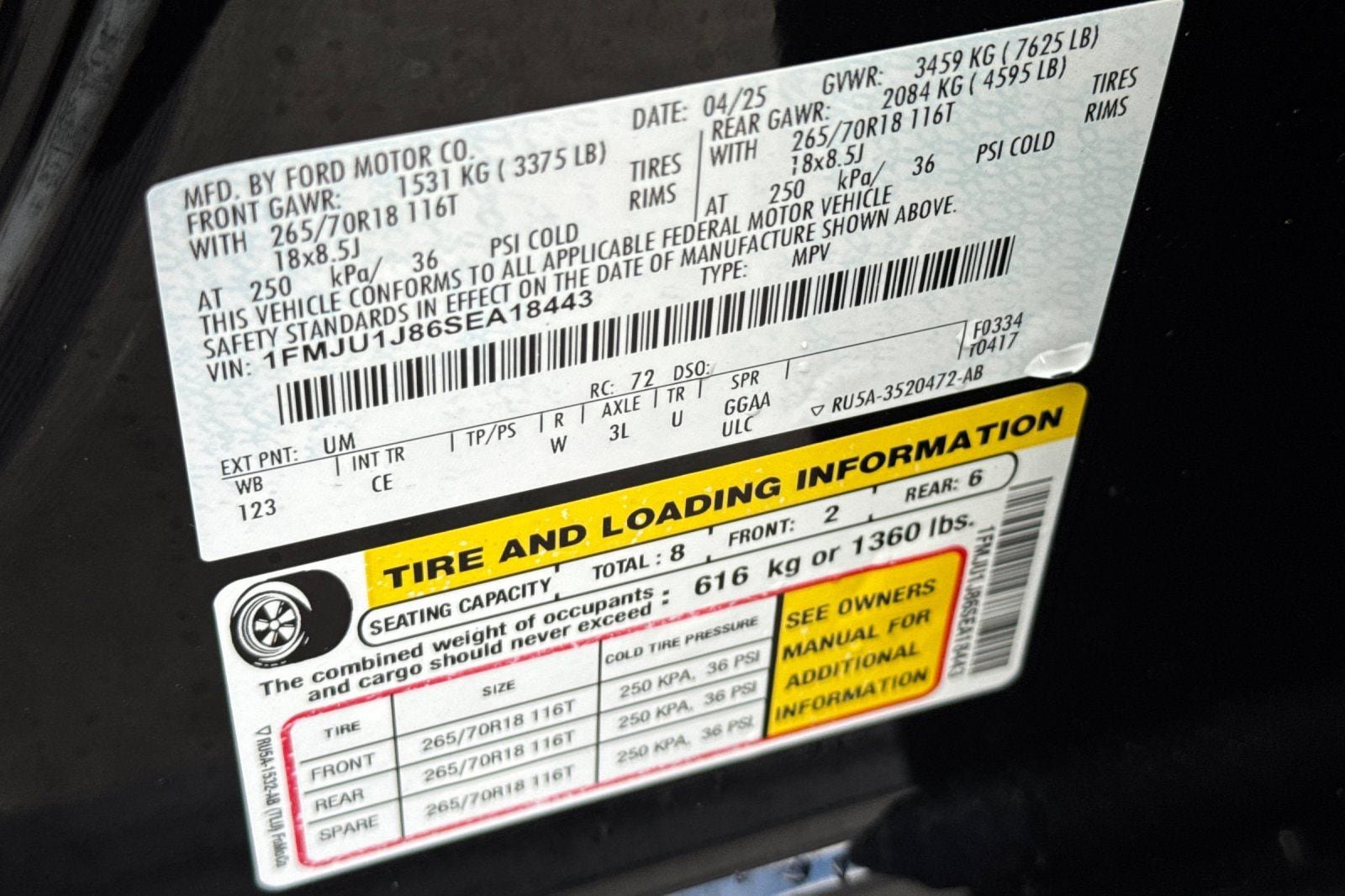 Certified 2025 Ford Expedition Active AWD/4WD image 33