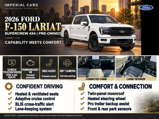 Certified 2026 Ford F150 Lariat AWD/4WD image 6